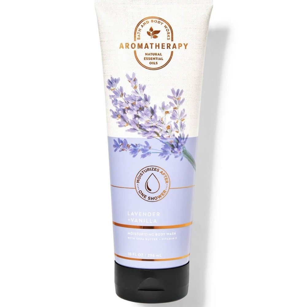 New Bath & Body Works Aromatherapy Lavender Vanilla Moisturizing Body Wash 296ml